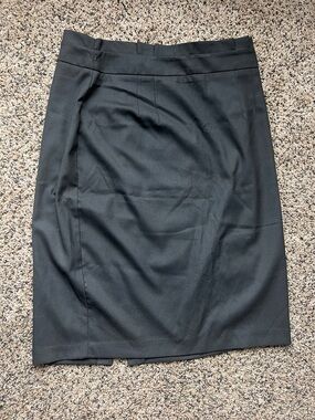 New York & Company Black Tailored Pencil Skirt